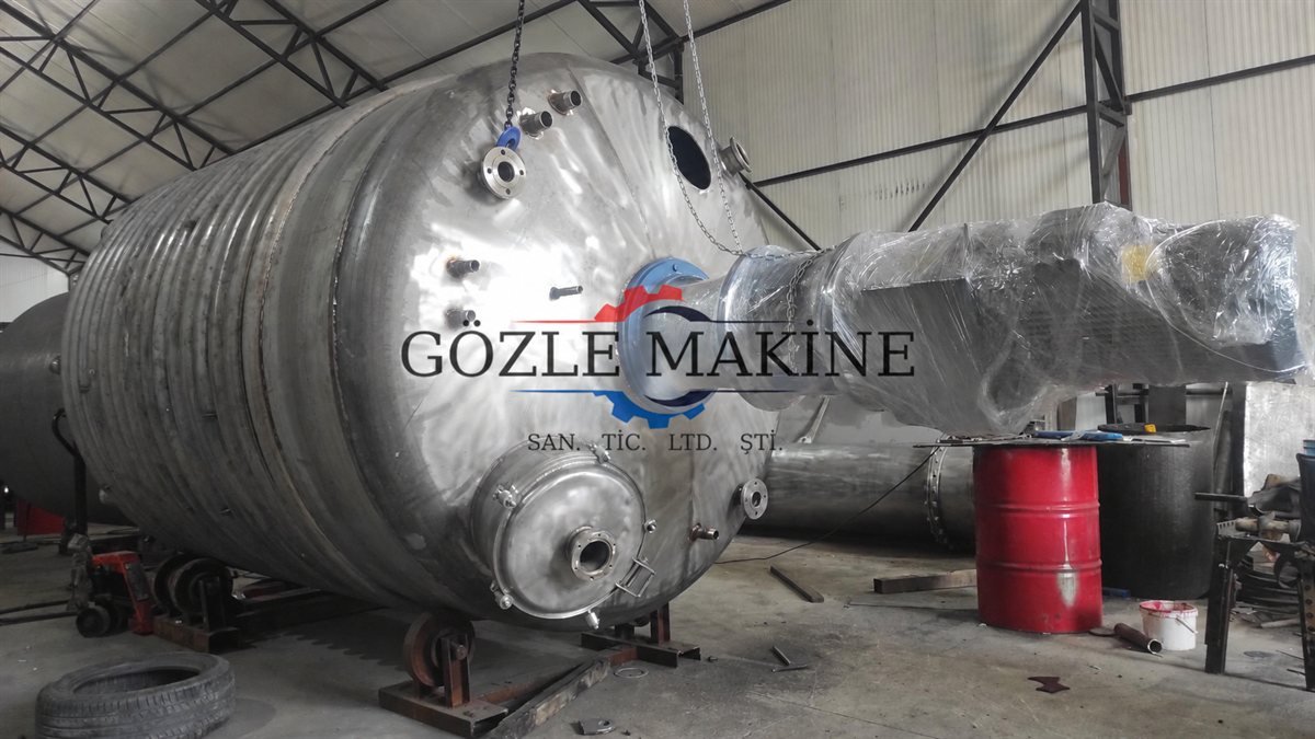 Reaktör sistemi detay — Gözle Makine