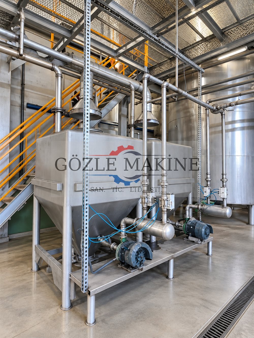 Yardımcı proses ekipmanları — Gözle Makine